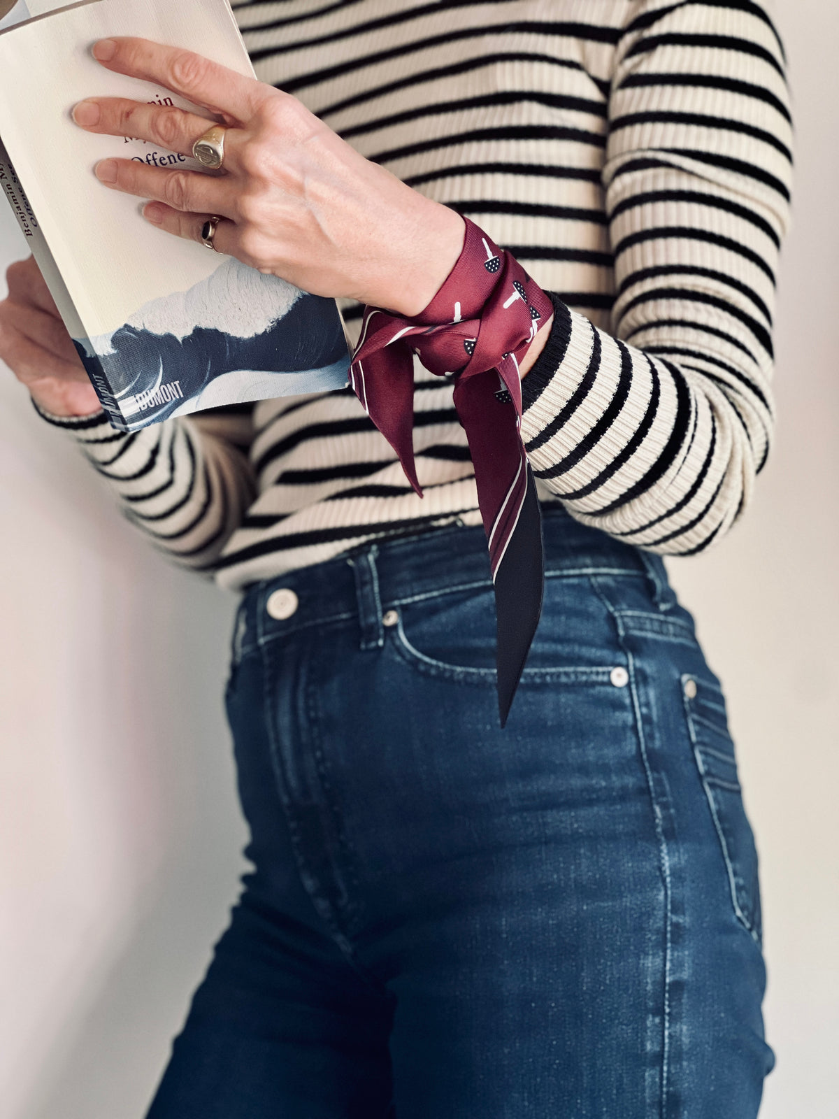 Bonheur Bandeau 5 x 86 cm Burgundy