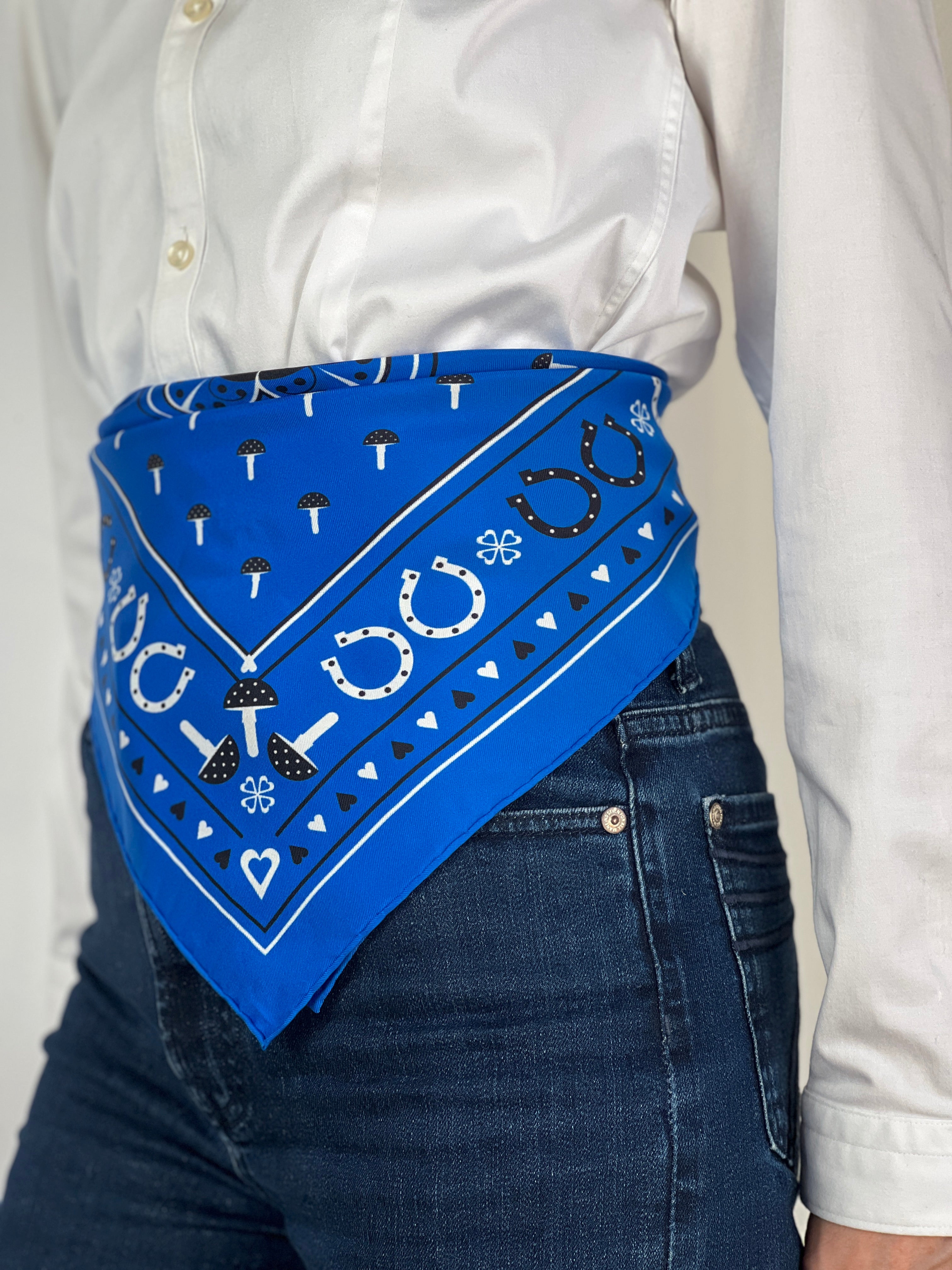 Bonheur Bandana<br>55 x 55 cm Blue