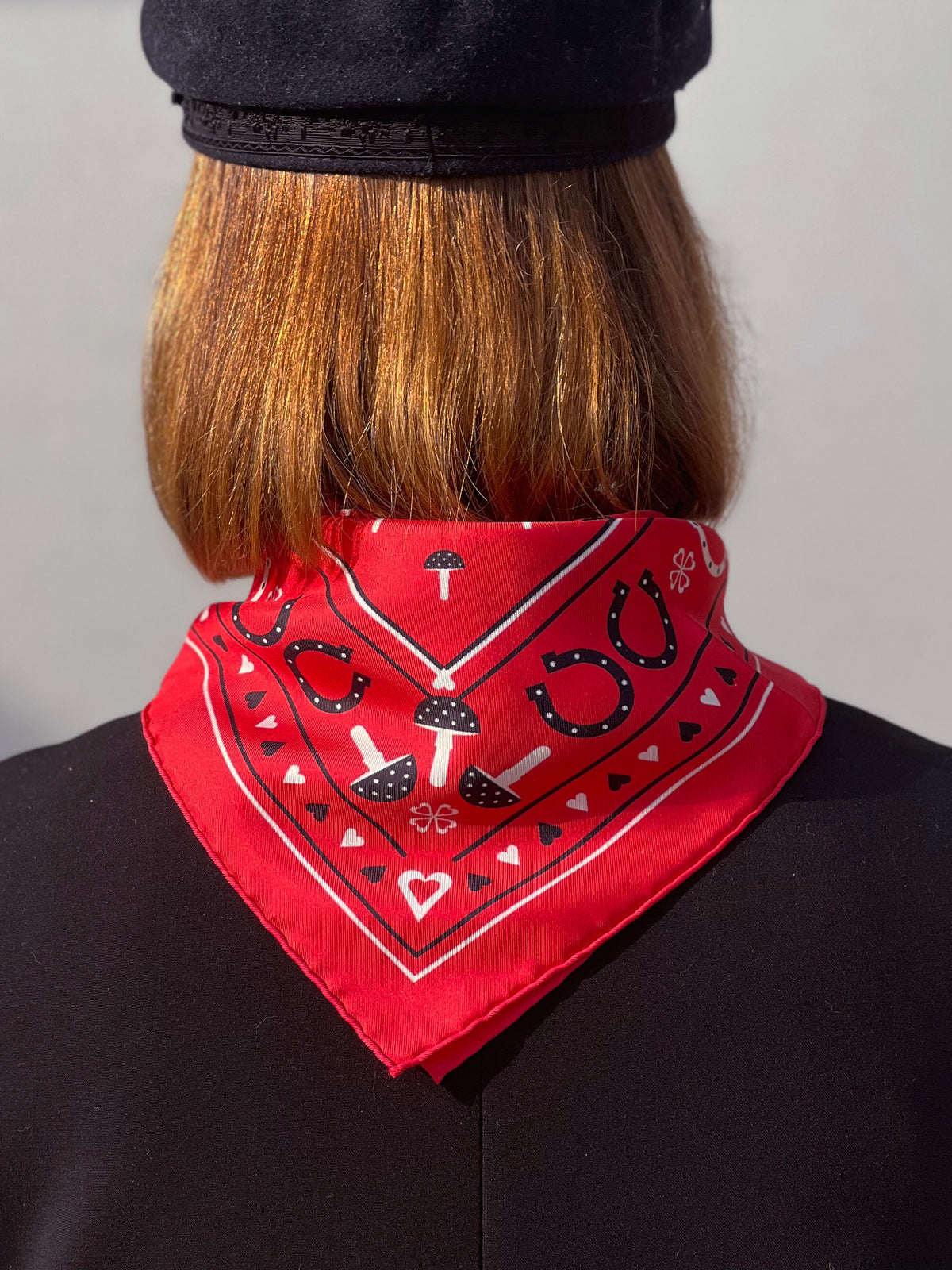 Bonheur Bandana<br>55 x 55 cm Red
