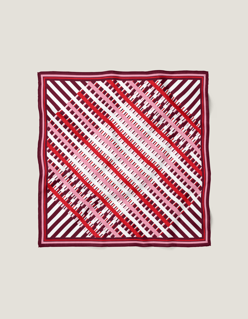 Metro Carré 90 x 90 cm Burgundy