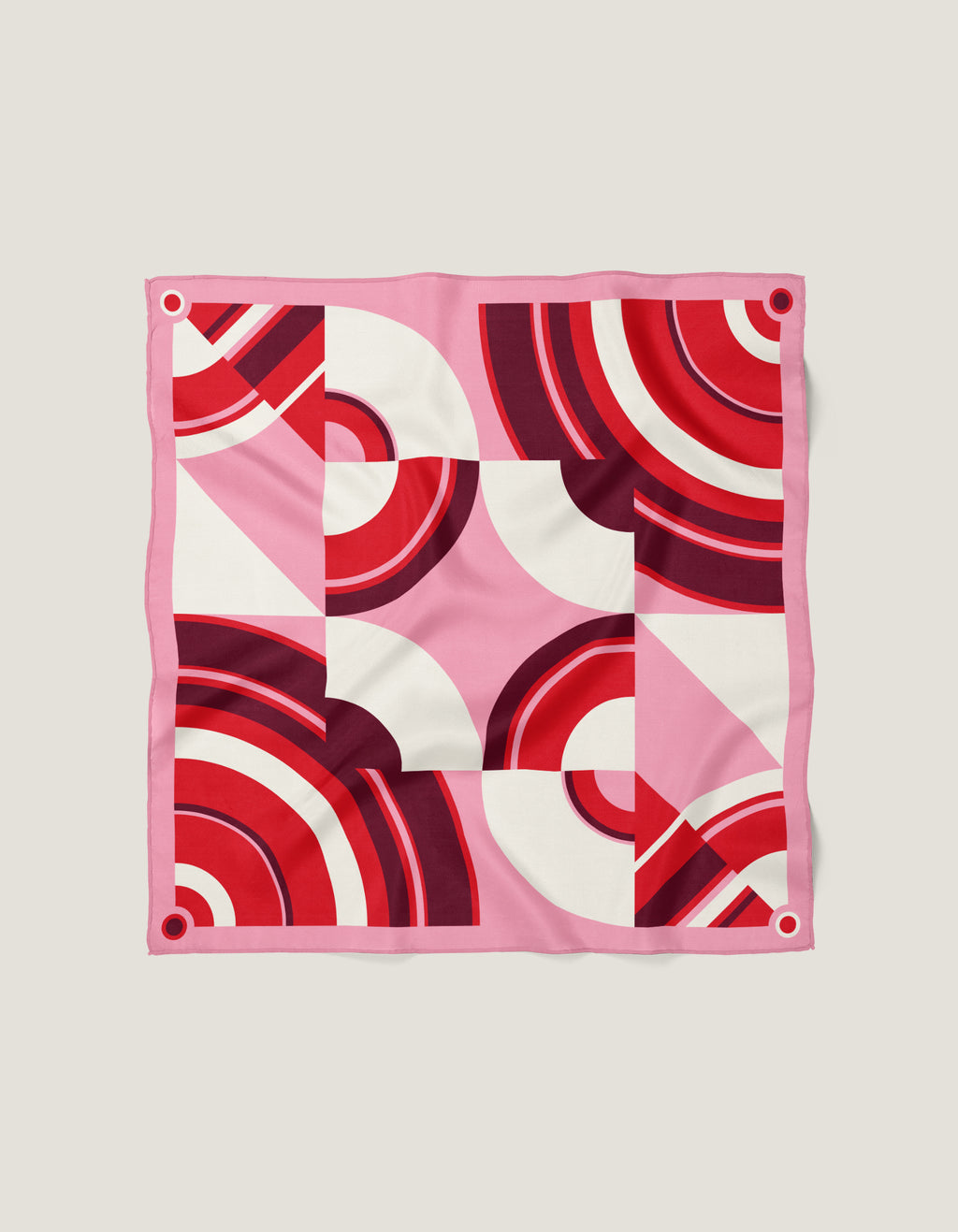 Vague Bandana 55 x 55 cm Pink