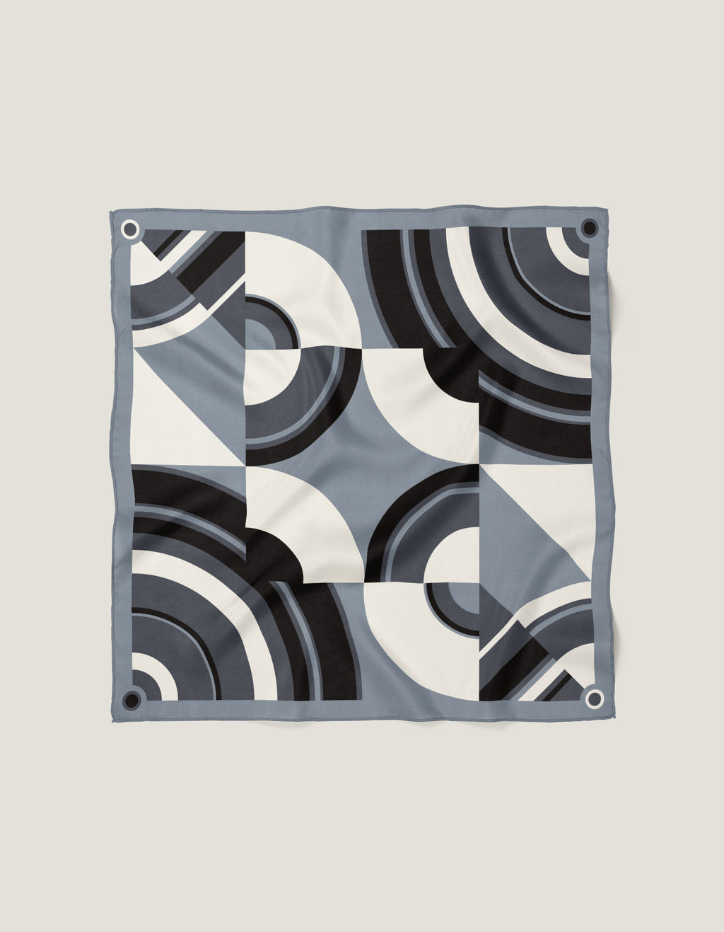 Vague Bandana 55 x 55 cm Silver Grey