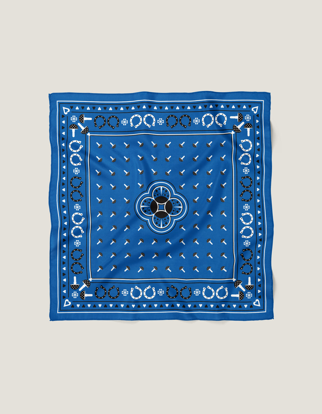 Bonheur Bandana<br>55 x 55 cm Blue