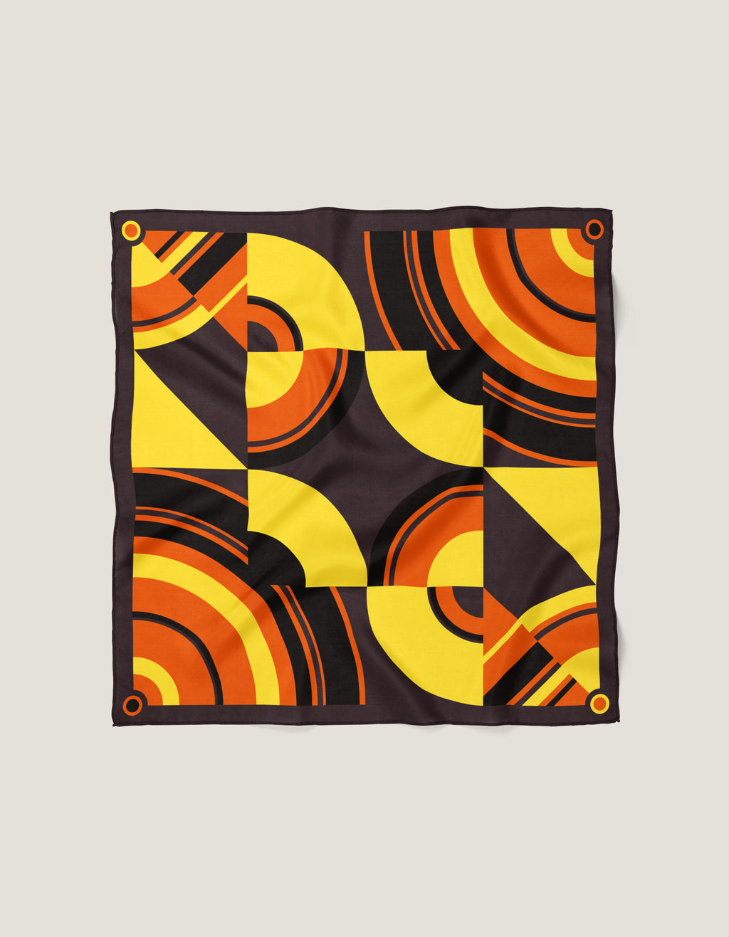 Vague Bandana<br>55 x 55 cm Hot Chocolate