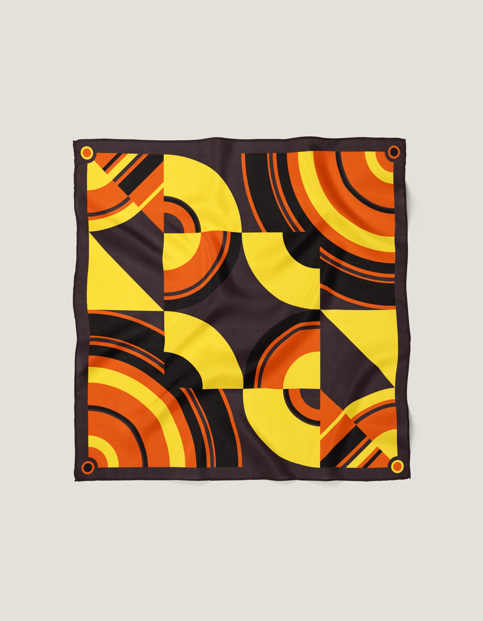 Vague Bandana<br>55 x 55 cm Hot Chocolate