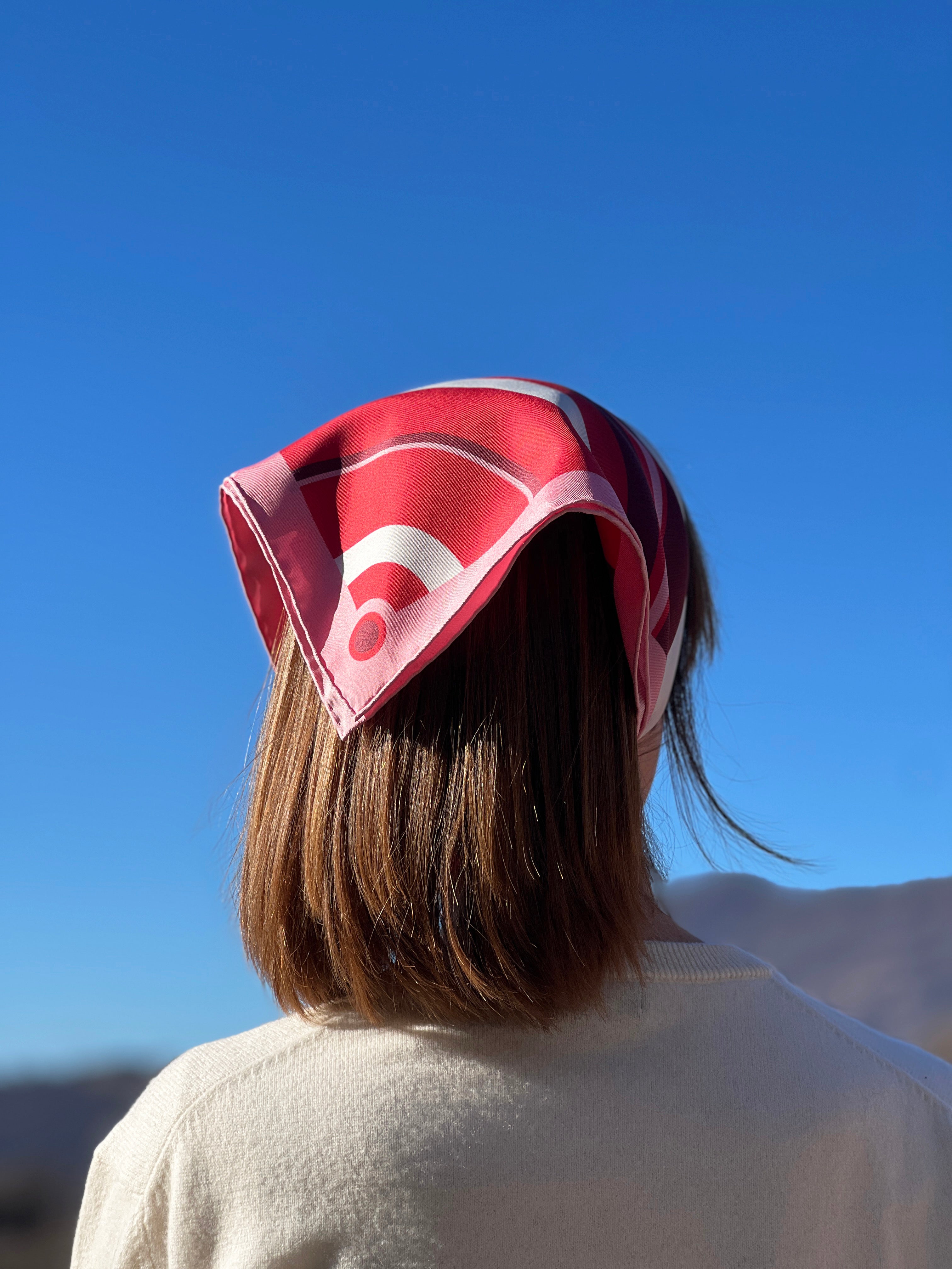 Vague Bandana 55 x 55 cm Pink