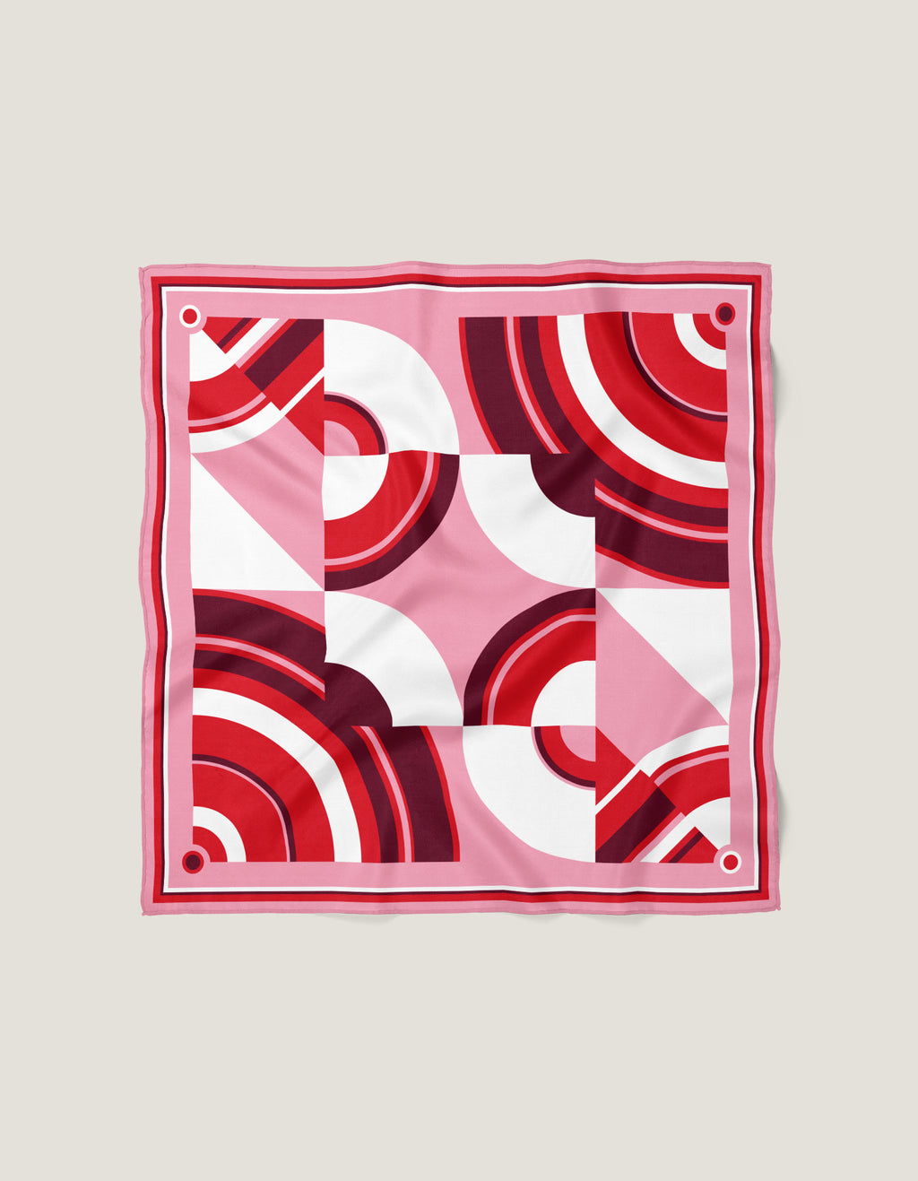 Vague Carré 90 x 90 cm Pink