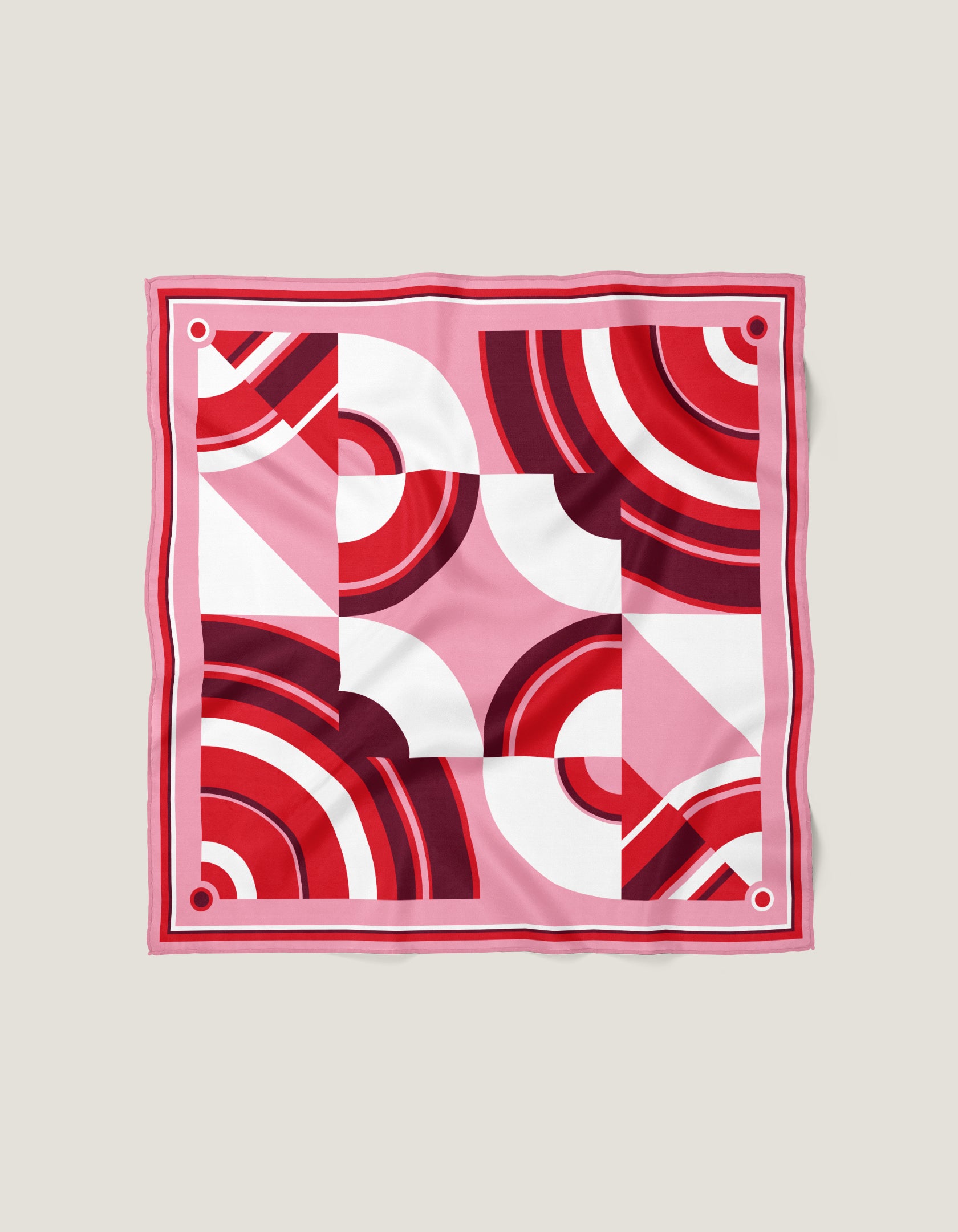 Vague Carré 90 x 90 cm Pink