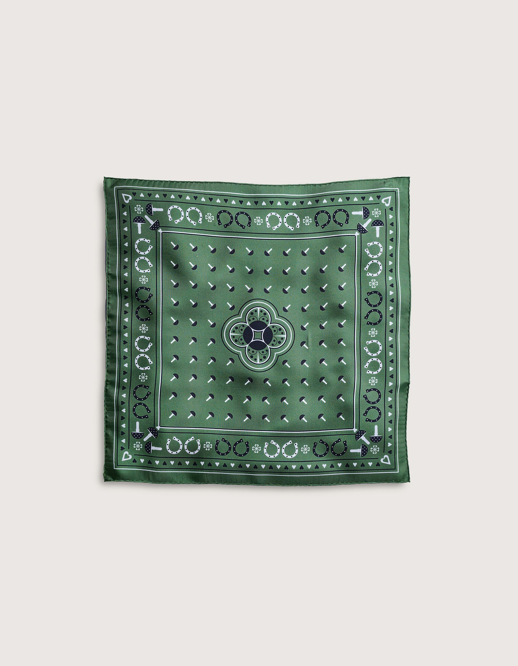 Bonheur Bandana 55 x 55 cm Green